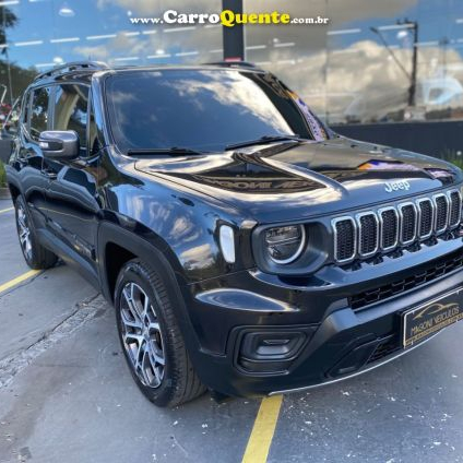 JEEP   RENEGADE LONG. T270 1.3 TB 4X2 FLEX AUT.   PRETO 2024 1.3 FLEX