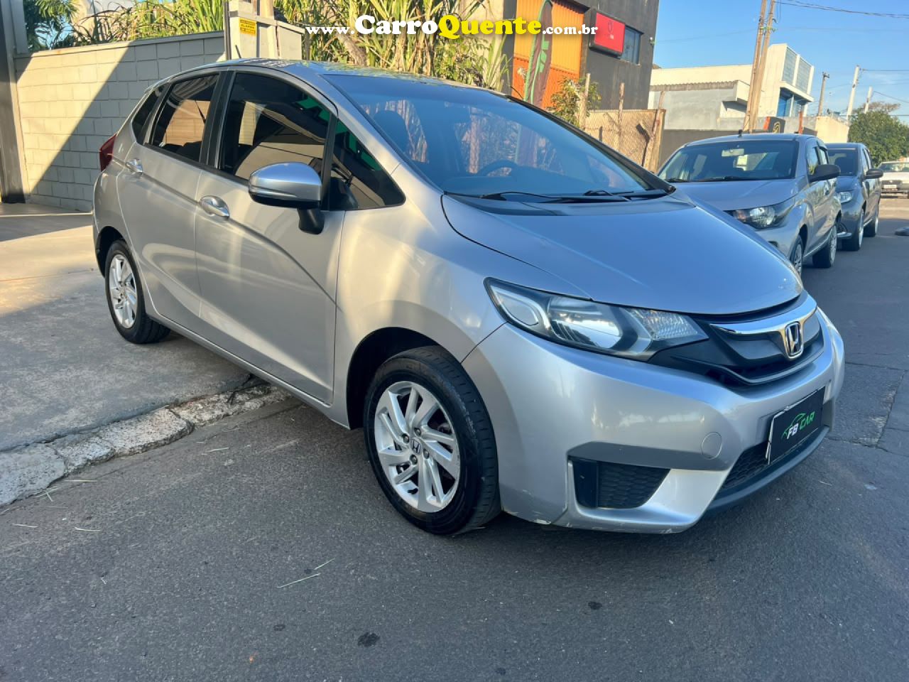 HONDA   FIT LX 1.5 FLEXONE 16V 5P MEC.   PRATA 2017 1.5 FLEX - Loja
