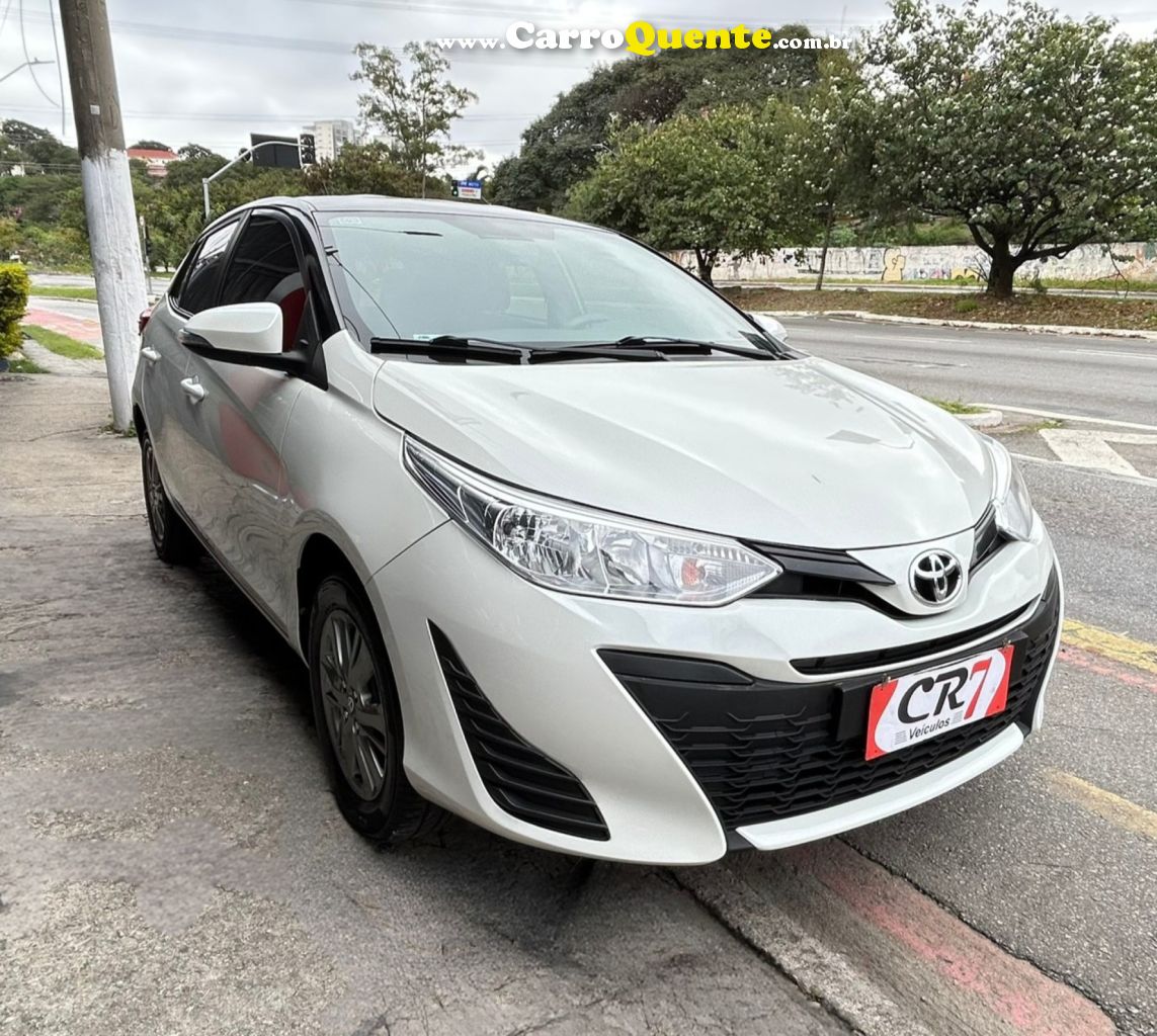 TOYOTA   YARIS XS 1.5 FLEX 16V 5P AUT.   BRANCO 2020 1.5 FLEX - Loja
