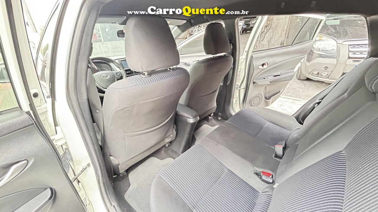 TOYOTA   YARIS XS 1.5 FLEX 16V 5P AUT.   BRANCO 2020 1.5 FLEX - Loja