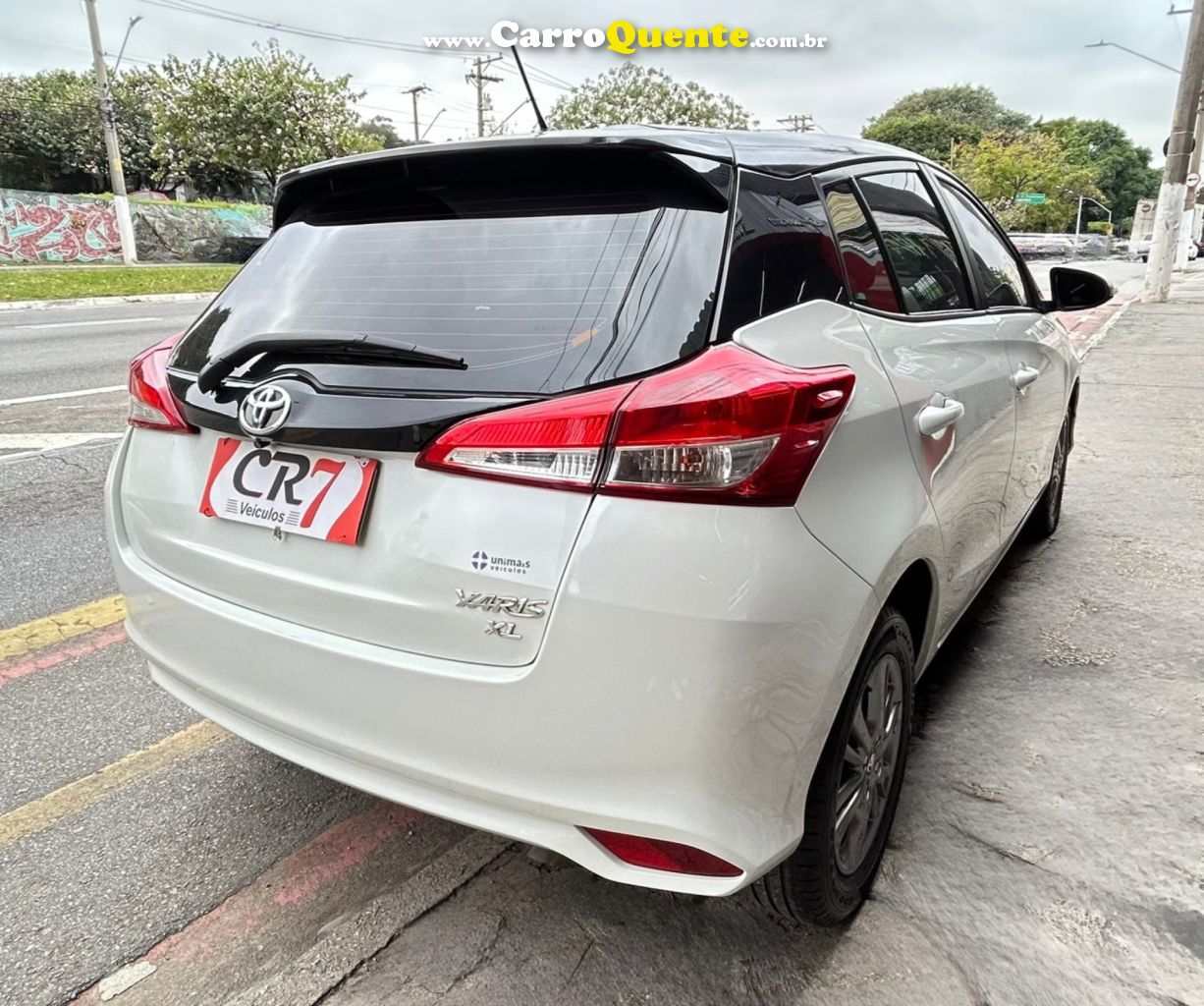 TOYOTA   YARIS XS 1.5 FLEX 16V 5P AUT.   BRANCO 2020 1.5 FLEX - Loja