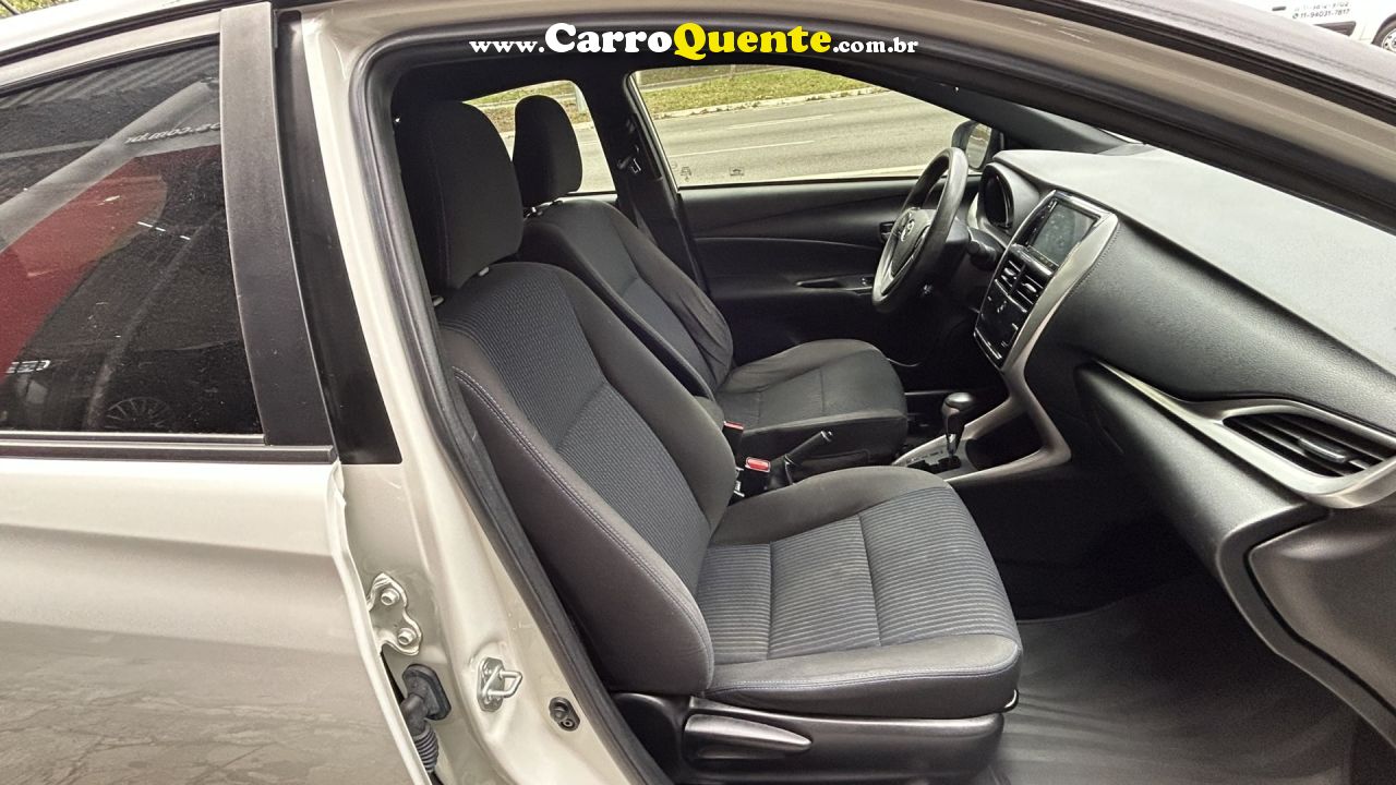 TOYOTA   YARIS XS 1.5 FLEX 16V 5P AUT.   BRANCO 2020 1.5 FLEX - Loja