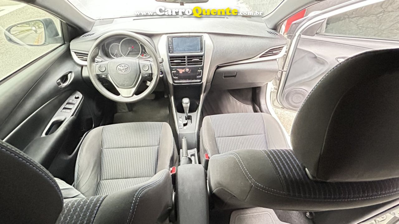 TOYOTA   YARIS XS 1.5 FLEX 16V 5P AUT.   BRANCO 2020 1.5 FLEX - Loja