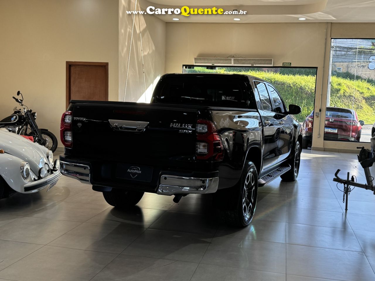 TOYOTA   HILUX CD SRX 4X4 2.8 TDI 16V DIESEL AUT.   PRETO 2021 2.8 DIESEL - Loja