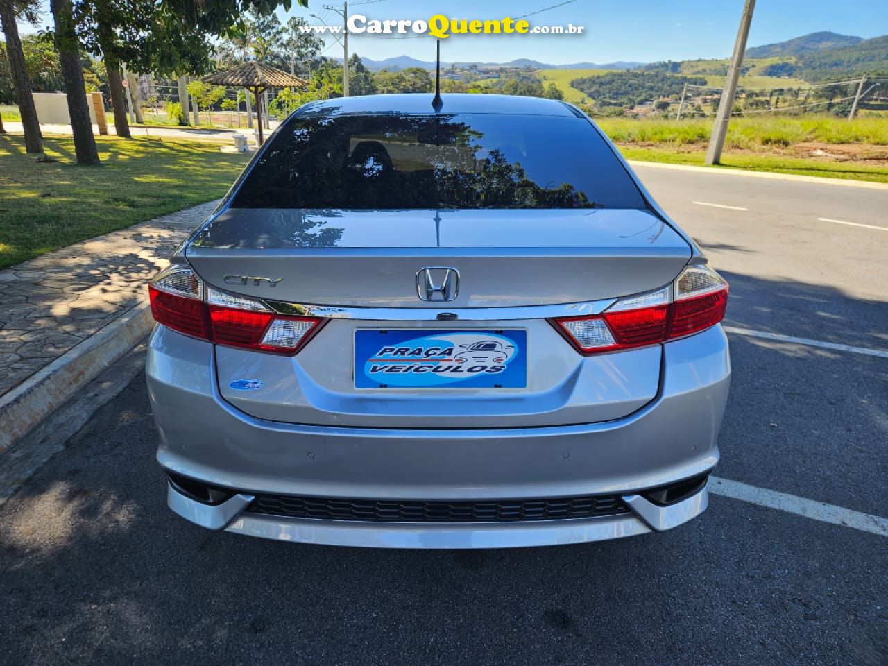 HONDA   CITY SEDAN LX 1.5 FLEX 16V 4P AUT.   PRATA 2019 1.5 FLEX - Loja