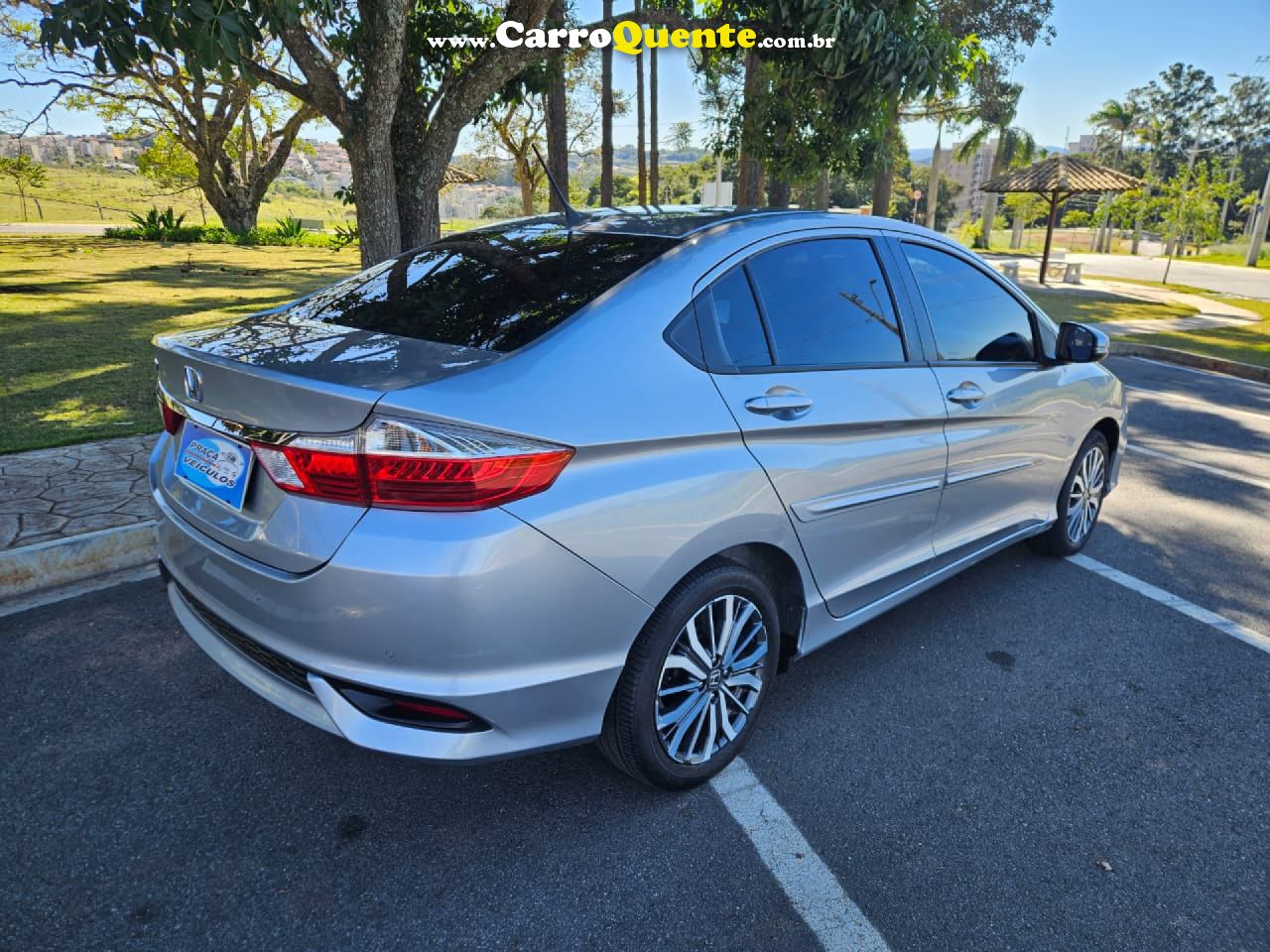 HONDA   CITY SEDAN LX 1.5 FLEX 16V 4P AUT.   PRATA 2019 1.5 FLEX - Loja