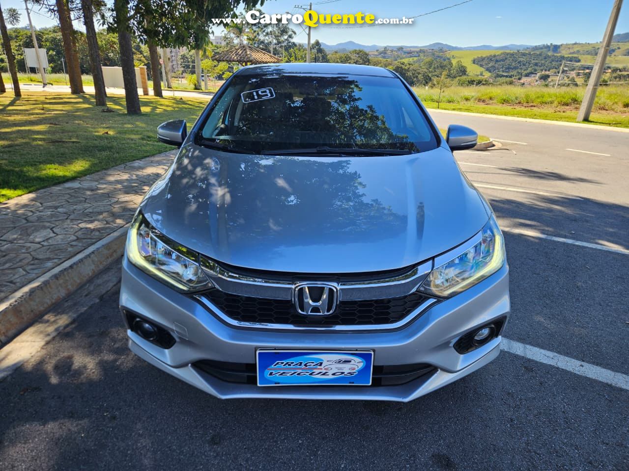 HONDA   CITY SEDAN LX 1.5 FLEX 16V 4P AUT.   PRATA 2019 1.5 FLEX - Loja