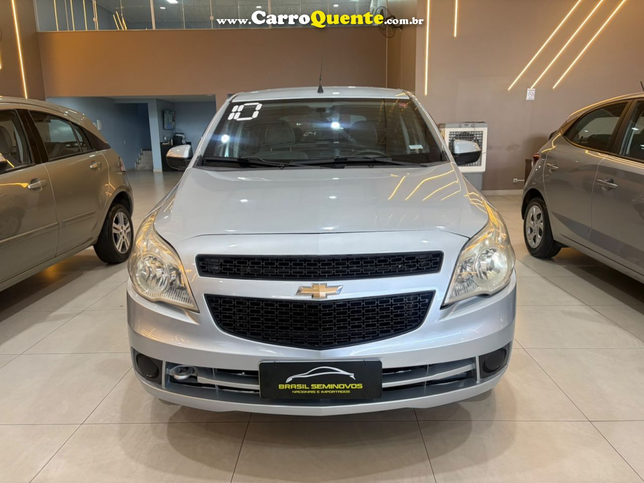 CHEVROLET   AGILE LT 1.4 MPFI 8V FLEXPOWER 5P   PRATA 2010 1.4 FLEX - Loja