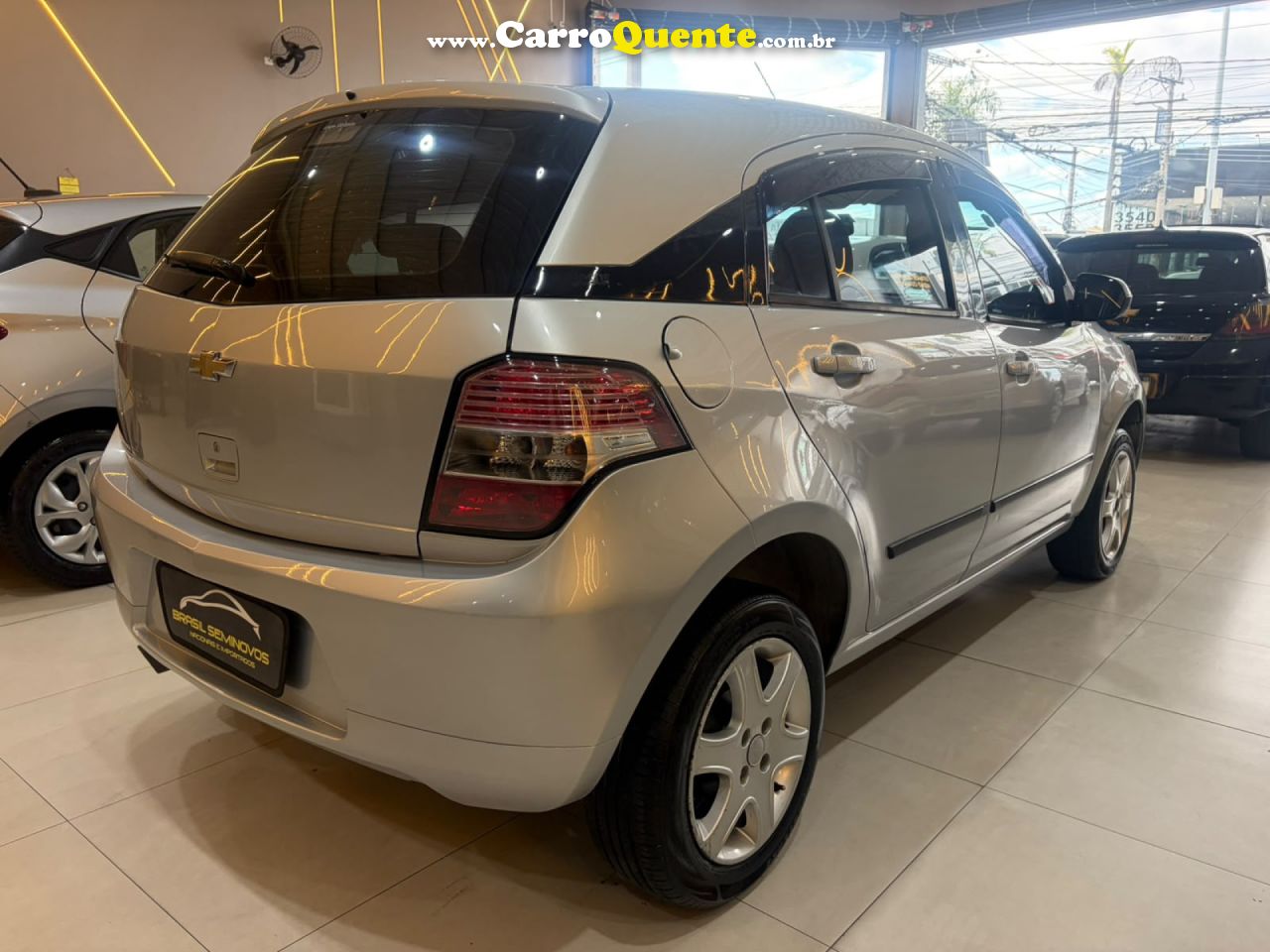 CHEVROLET   AGILE LT 1.4 MPFI 8V FLEXPOWER 5P   PRATA 2010 1.4 FLEX - Loja