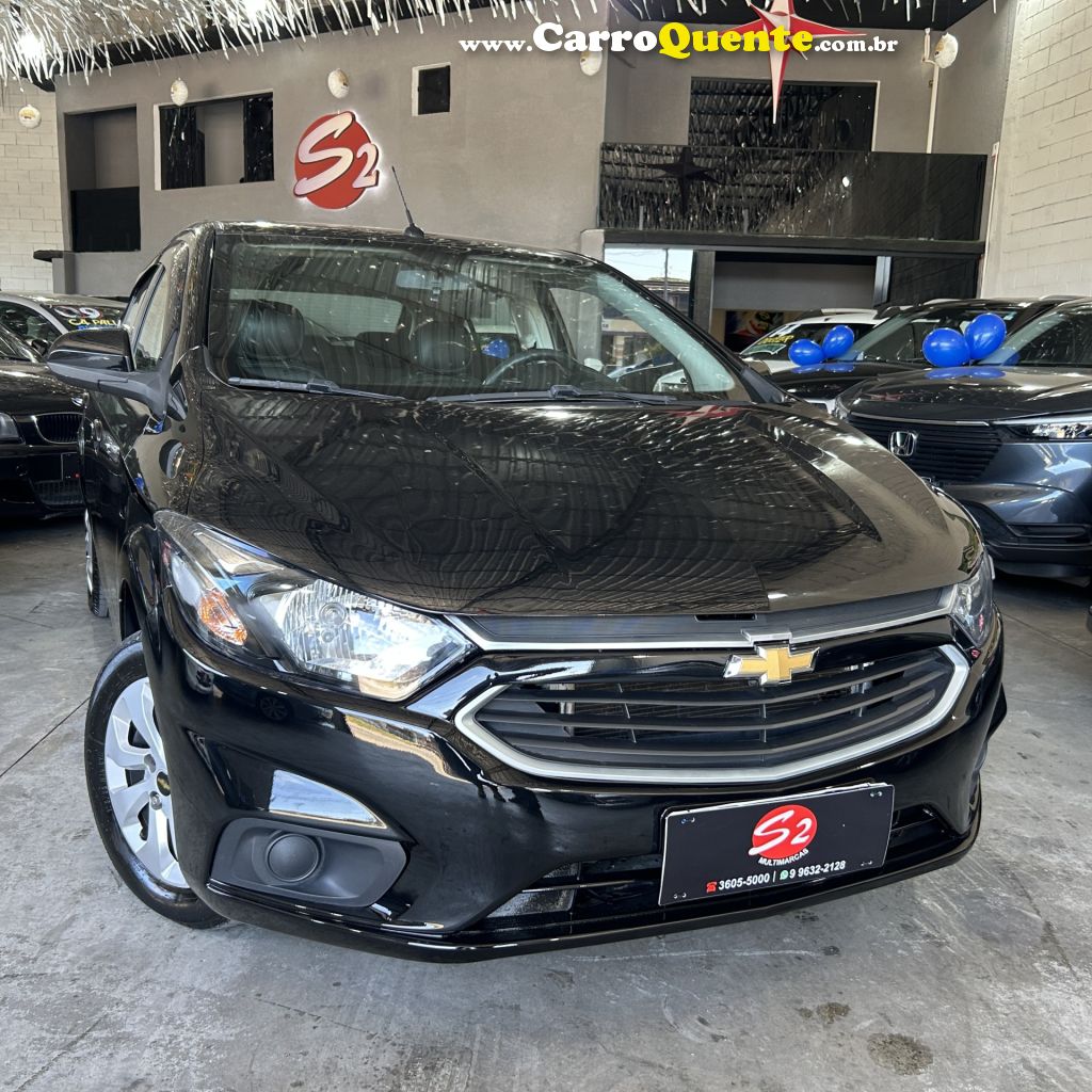 CHEVROLET   ONIX HATCH LT 1.0 8V FLEXPOWER 5P MEC.   PRETO 2019 1.0 FLEX - Loja