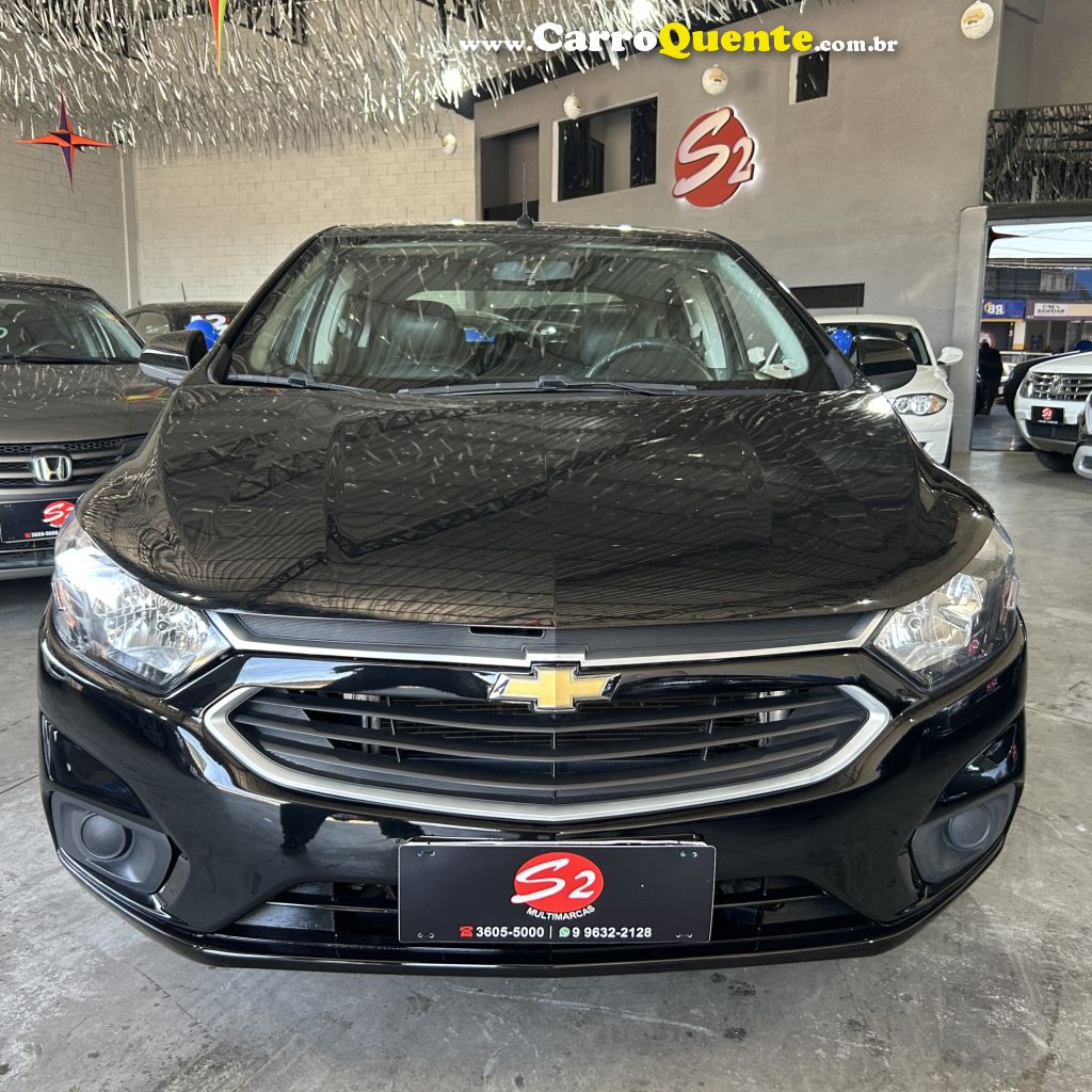 CHEVROLET   ONIX HATCH LT 1.0 8V FLEXPOWER 5P MEC.   PRETO 2019 1.0 FLEX - Loja