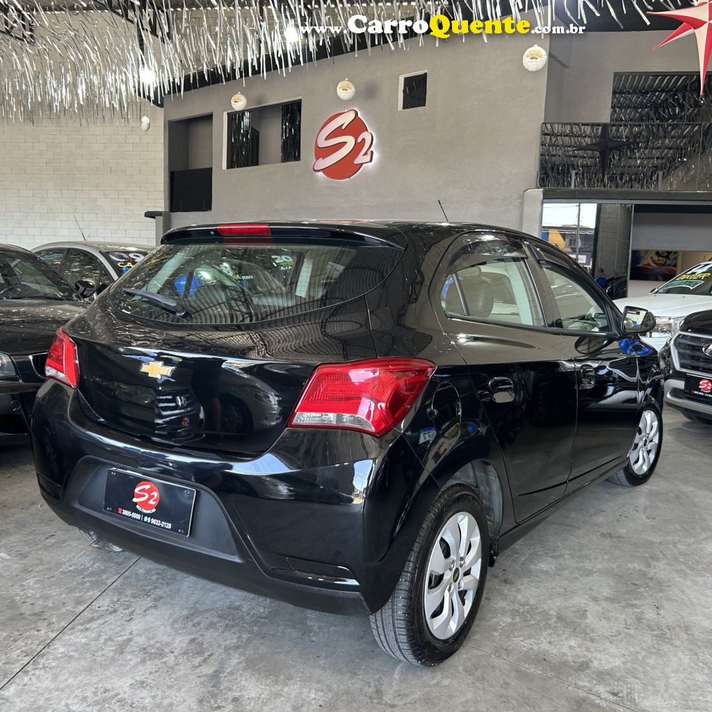 CHEVROLET   ONIX HATCH LT 1.0 8V FLEXPOWER 5P MEC.   PRETO 2019 1.0 FLEX - Loja