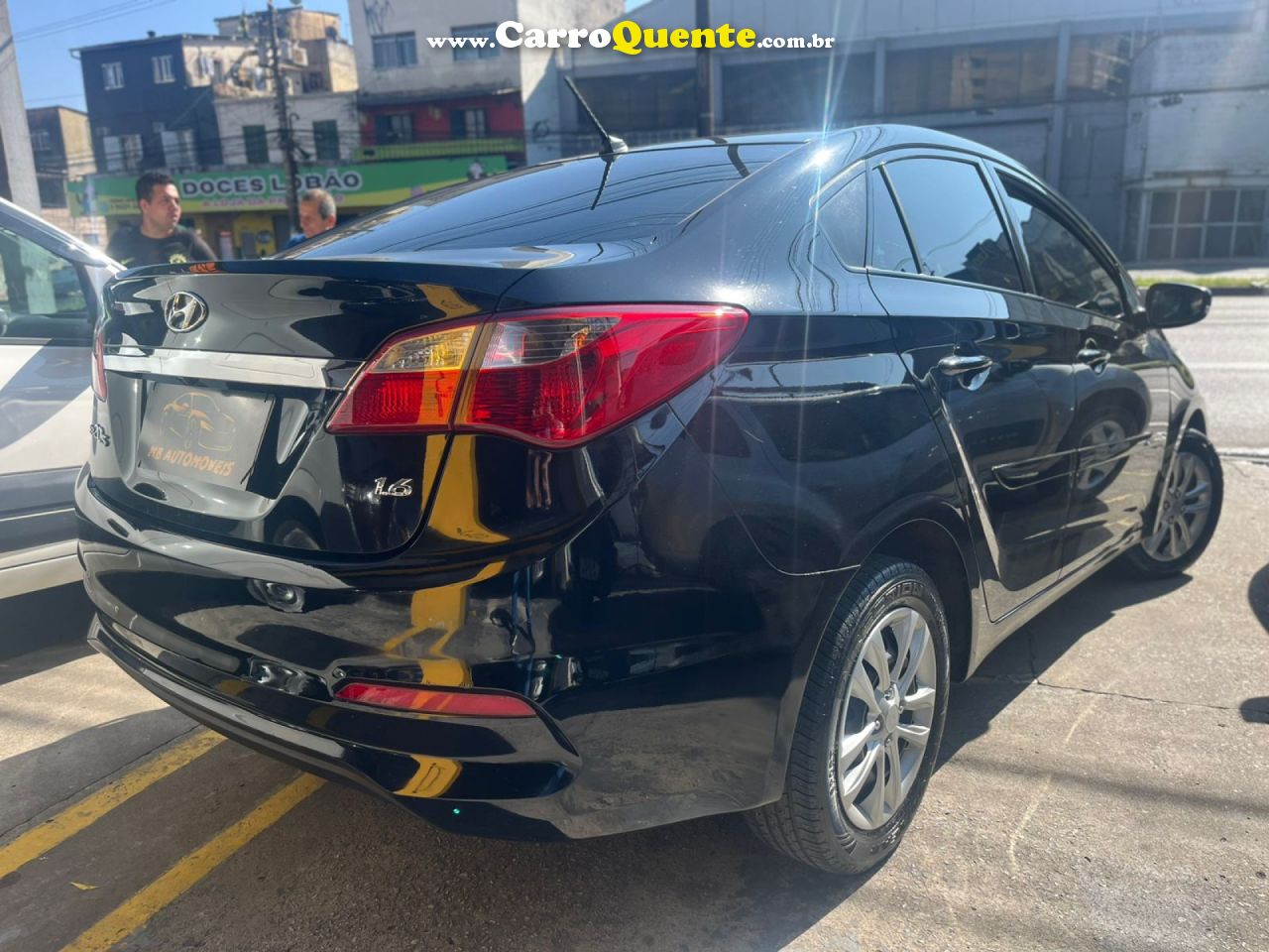 HYUNDAI   HB20S C.PLUSC.STYLE 1.6 FLEX 16V MEC.4P   PRETO 2018 1.6 FLEX - Loja
