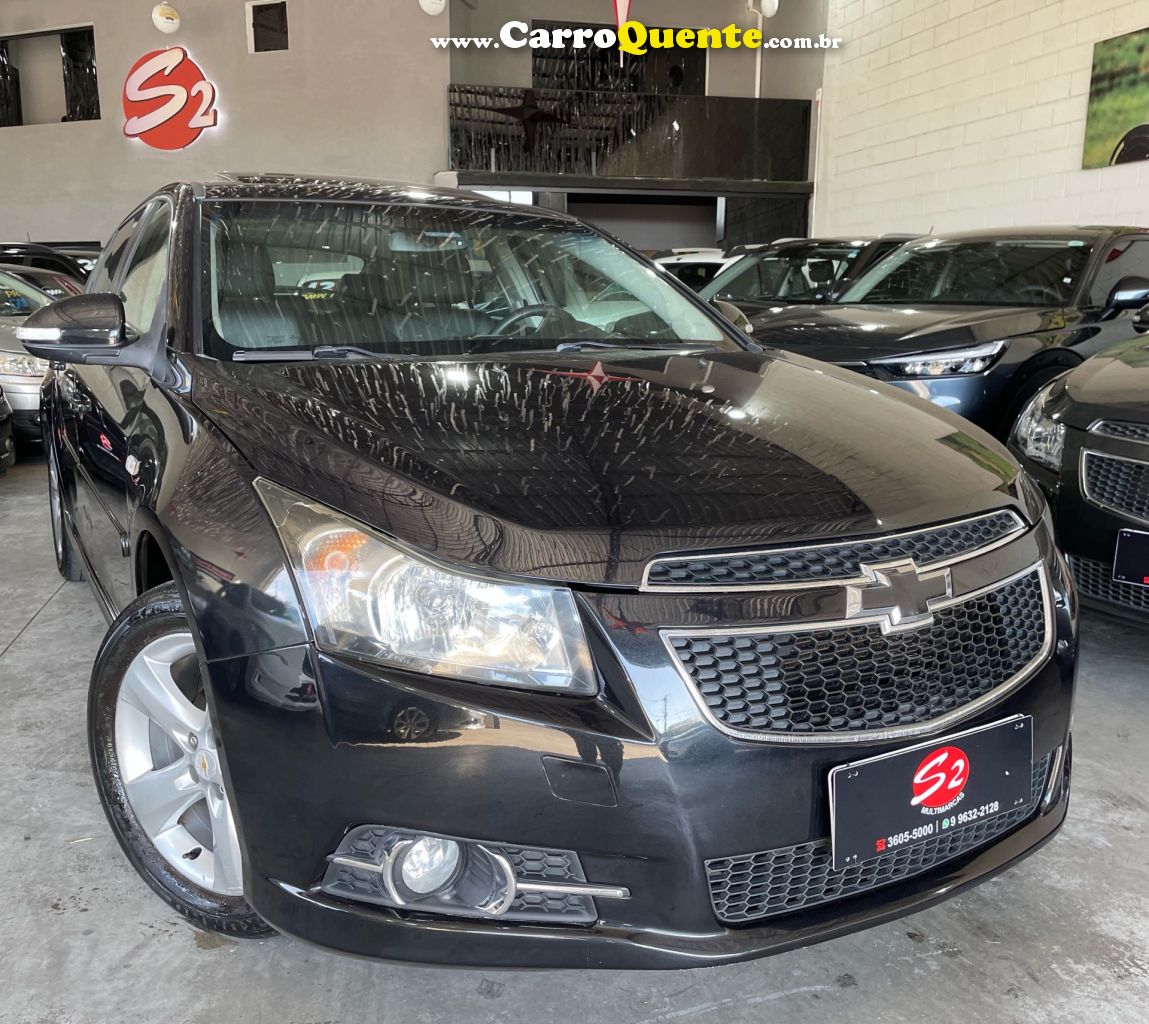 CHEVROLET   CRUZE LTZ 1.8 16V FLEXPOWER 4P AUT.   PRETO 2014 1.8 FLEX - Loja