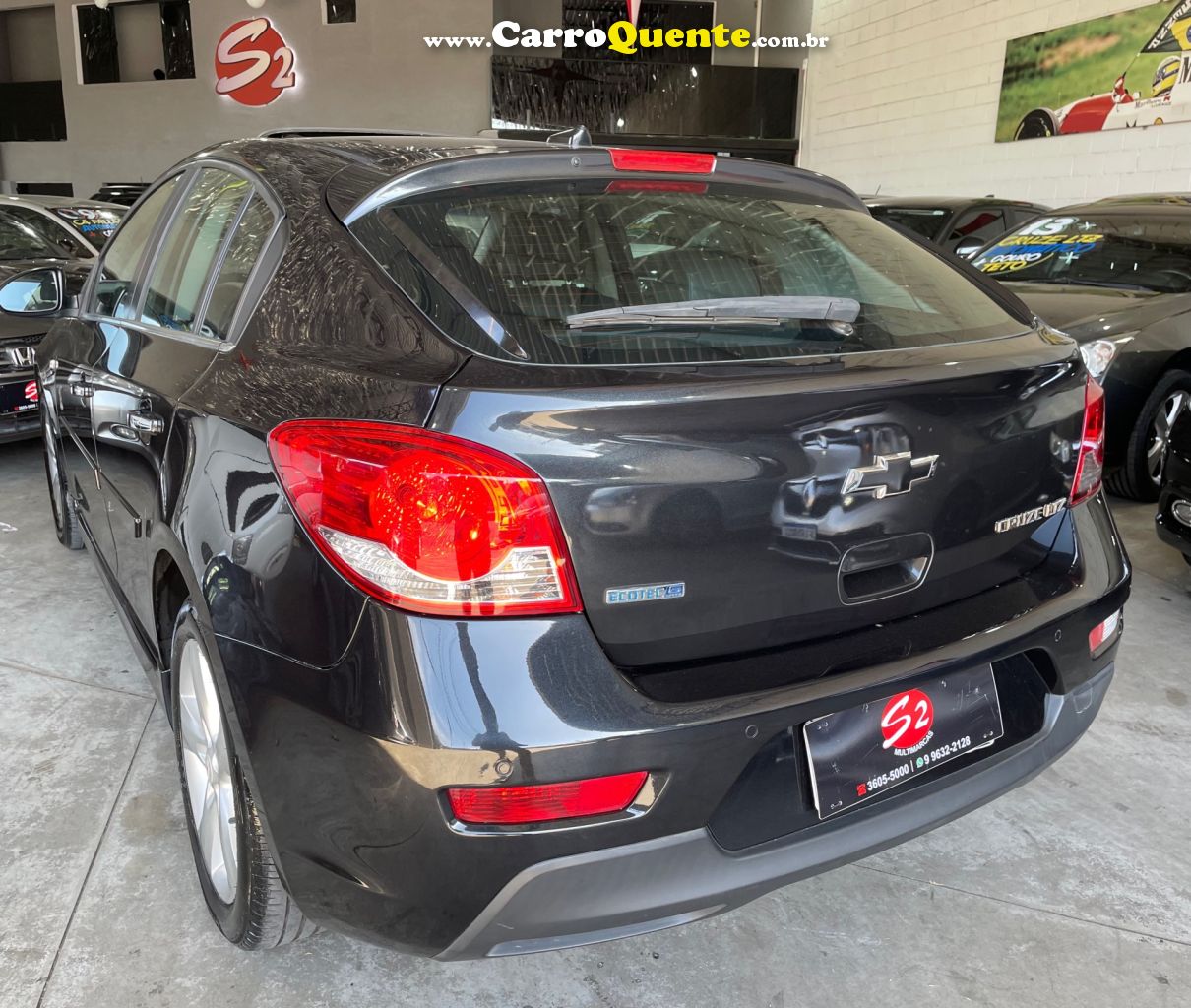 CHEVROLET   CRUZE LTZ 1.8 16V FLEXPOWER 4P AUT.   PRETO 2014 1.8 FLEX - Loja
