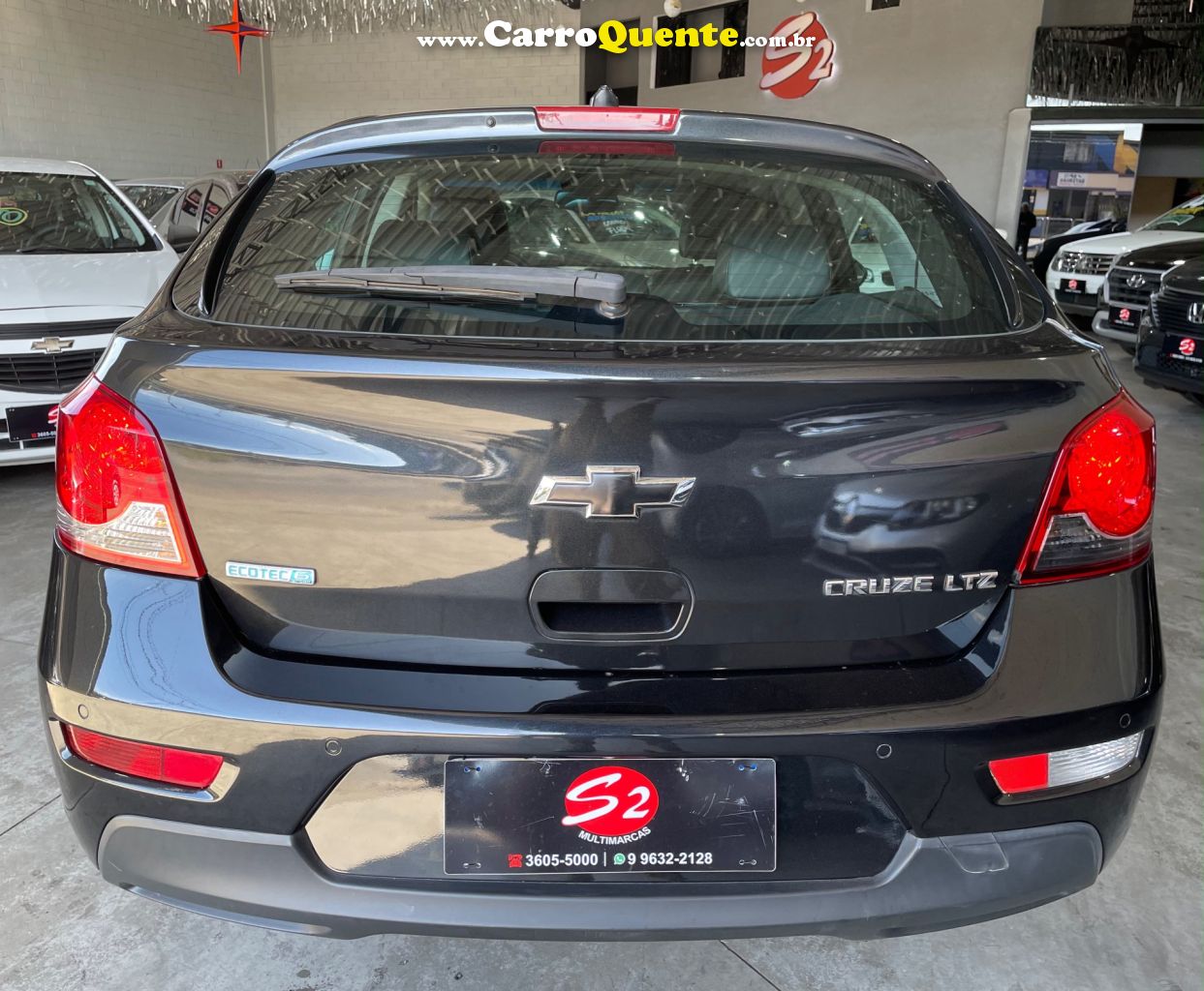 CHEVROLET   CRUZE LTZ 1.8 16V FLEXPOWER 4P AUT.   PRETO 2014 1.8 FLEX - Loja