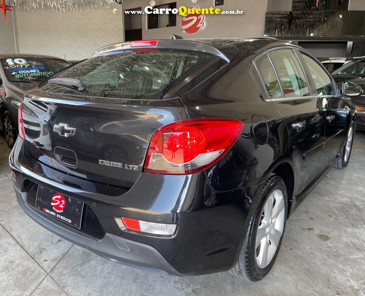 CHEVROLET   CRUZE LTZ 1.8 16V FLEXPOWER 4P AUT.   PRETO 2014 1.8 FLEX - Loja
