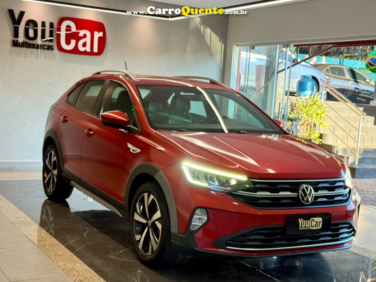 VOLKSWAGEN   NIVUS HIGHLINE 1.0 200 TSI FLEX AUT.   VERMELHO 2021 1.0 FLEX - Loja