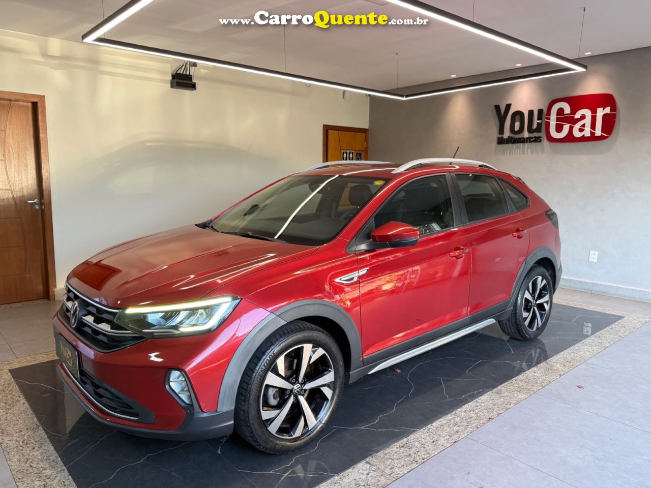 VOLKSWAGEN   NIVUS HIGHLINE 1.0 200 TSI FLEX AUT.   VERMELHO 2021 1.0 FLEX - Loja