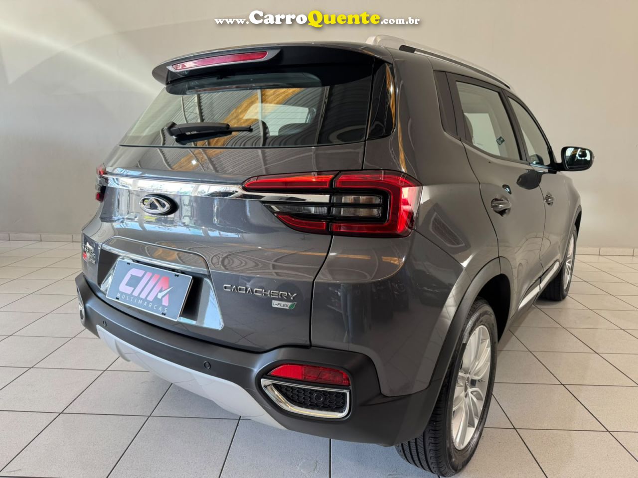 CHERY   TIGGO 5X T 1.5 16V TURBO FLEX AUT.   CINZA 2022 1.5 FLEX - Loja