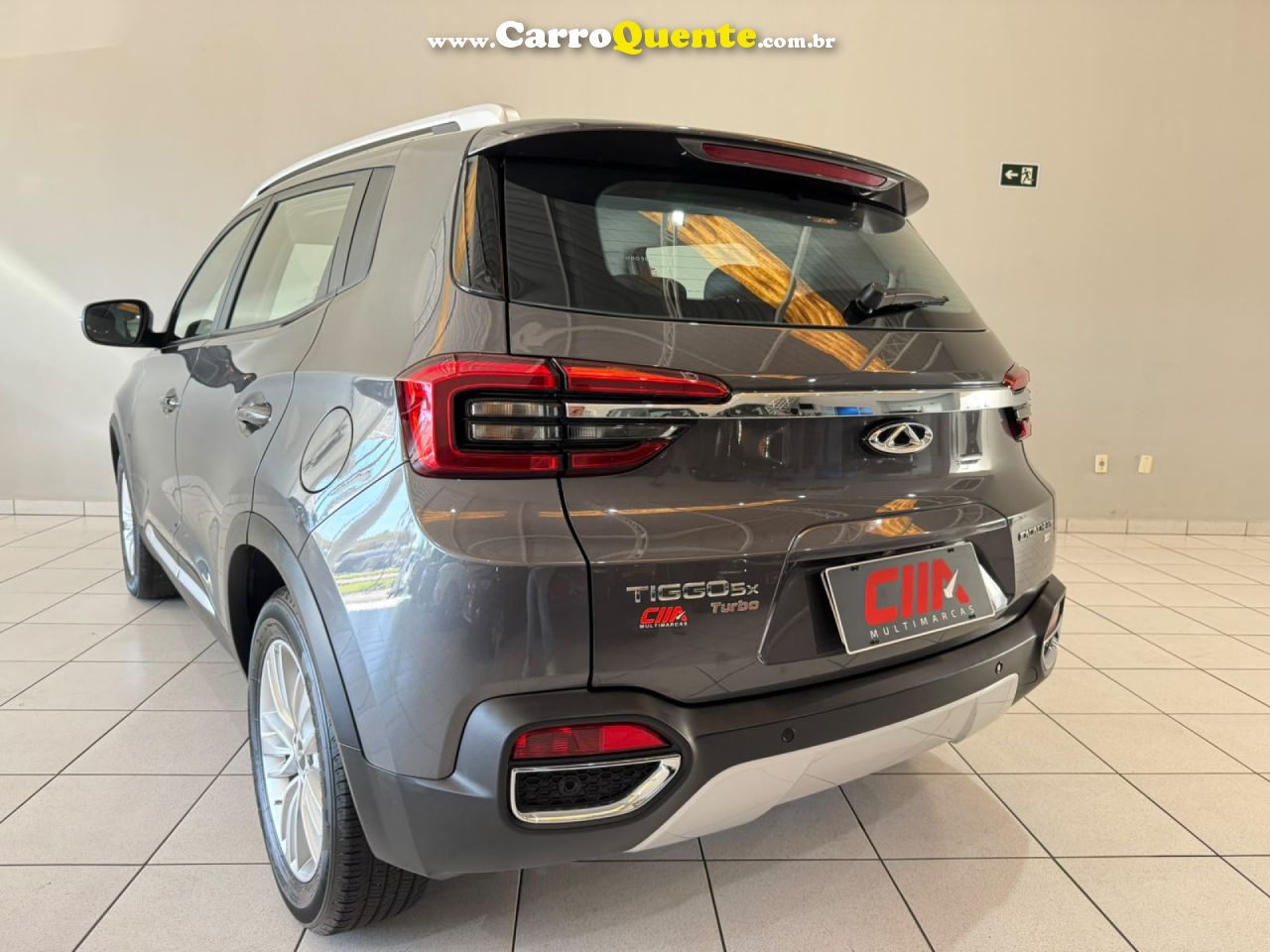 CHERY   TIGGO 5X T 1.5 16V TURBO FLEX AUT.   CINZA 2022 1.5 FLEX - Loja