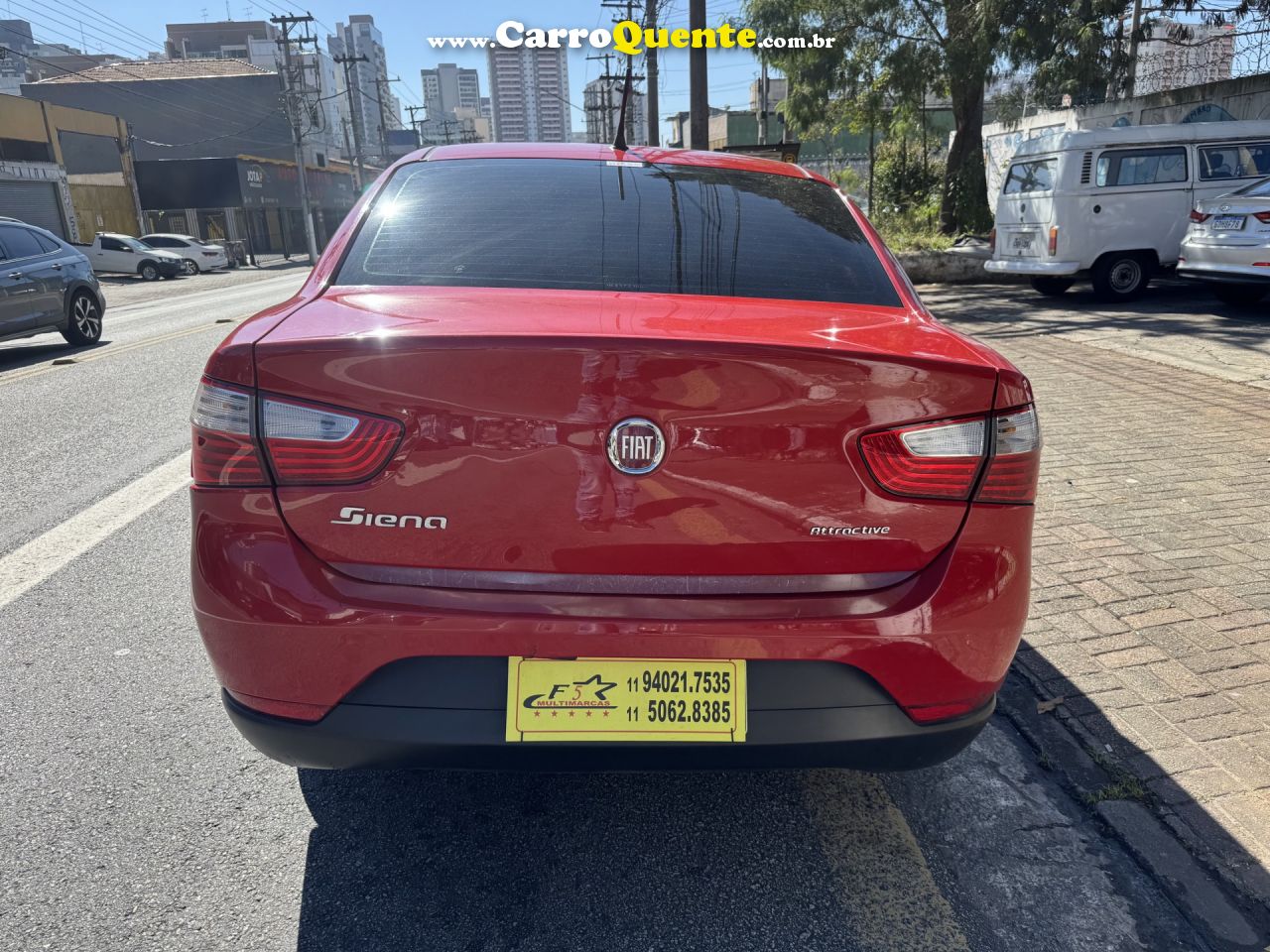 FIAT   GRAND SIENA ATTRACTIVE 1.0 FLEX 8V 4P   VERMELHO 2019 1.0 FLEX - Loja
