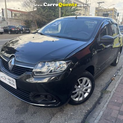 RENAULT   LOGAN EXPRESSION FLEX 1.6 16V 4P   PRETO 2019 1.6 FLEX