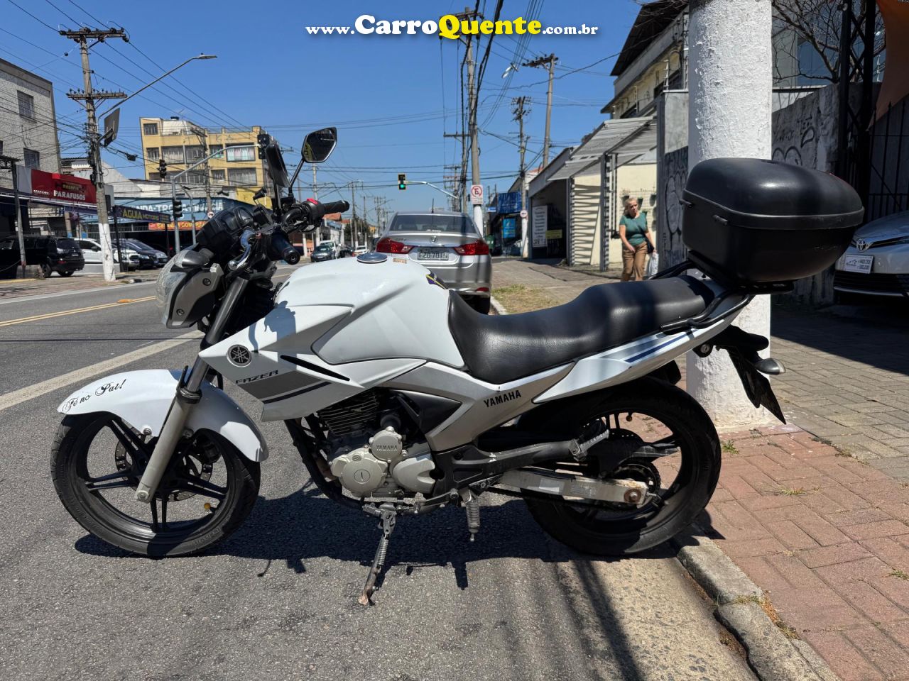 YAMAHA    FAZER YS250   BRANCO 2014 250 GASOLINA - Loja