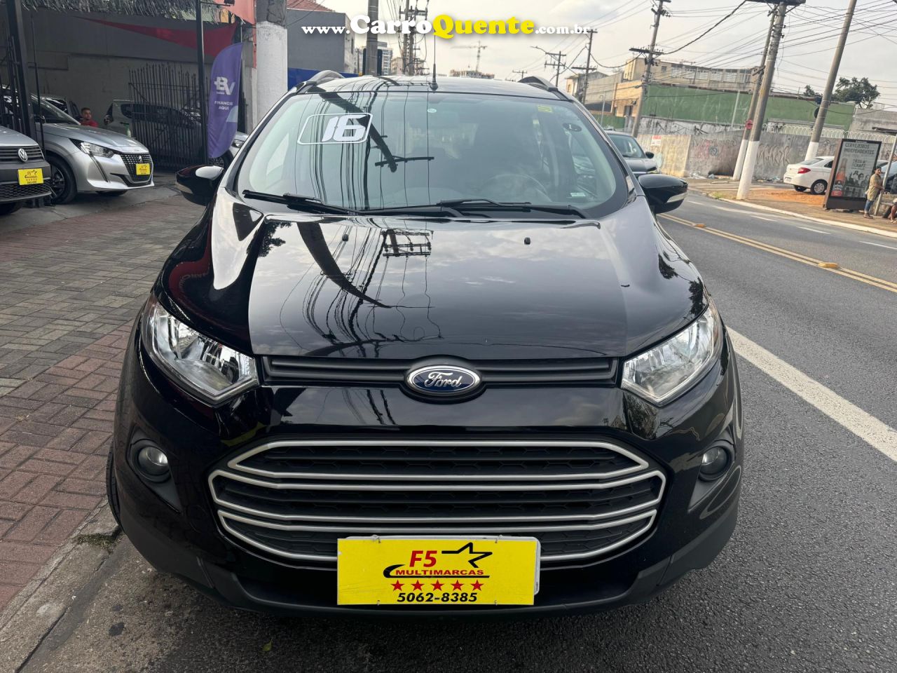 FORD   ECOSPORT SE 1.6 16V FLEX 5P AUT.   PRETO 2016 1.6 FLEX - Loja