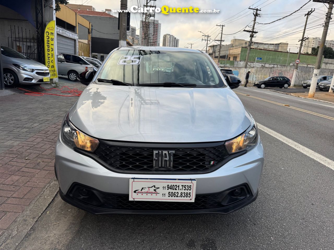 FIAT   ARGO 1.0 6V FLEX.   PRATA 2025 1.0 FLEX - Loja