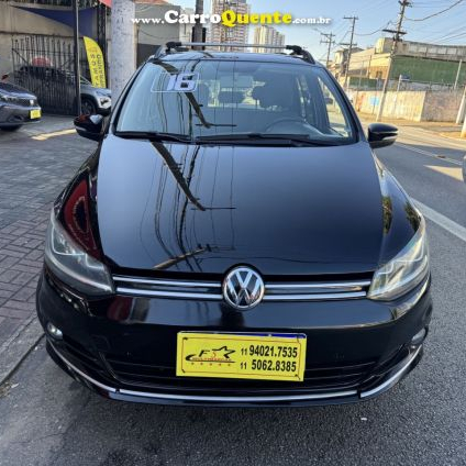 VOLKSWAGEN   SPACEFOX COMFORTLINE 1.6 MI T.FLEX 8V 5P   PRETO 2016 1.6 FLEX