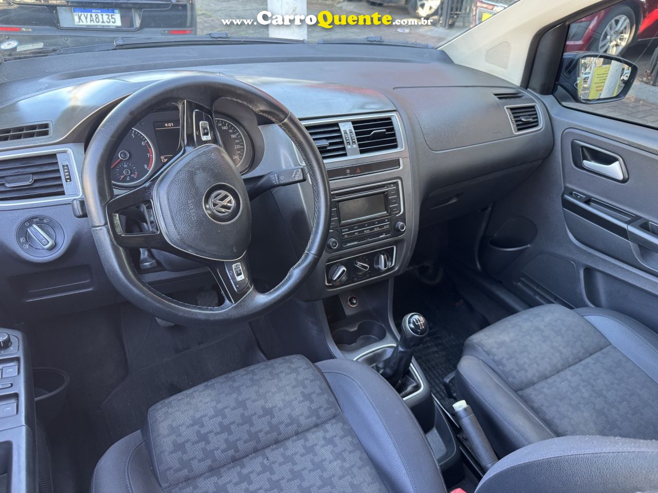 VOLKSWAGEN   SPACEFOX COMFORTLINE 1.6 MI T.FLEX 8V 5P   PRETO 2016 1.6 FLEX - Loja