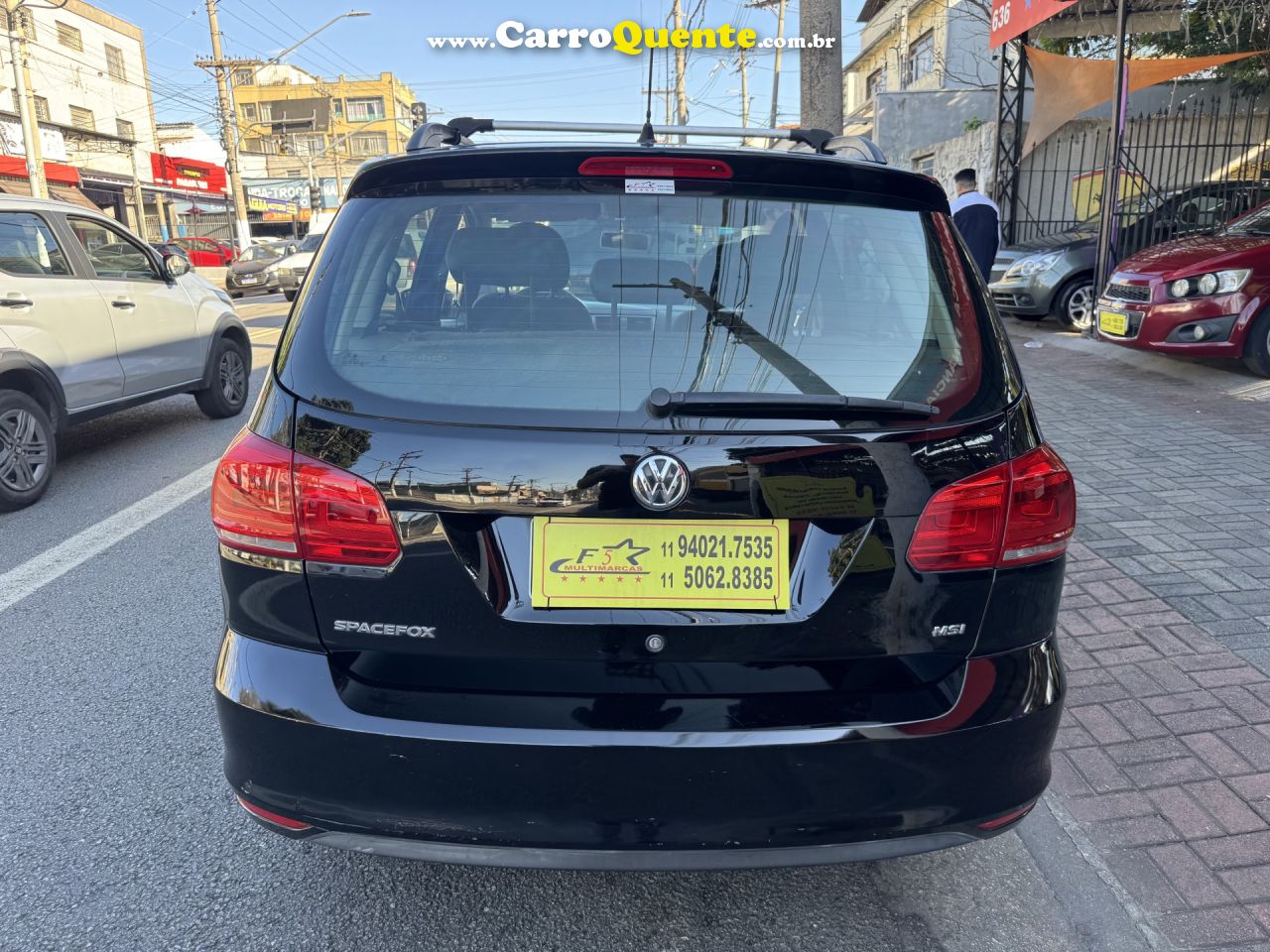 VOLKSWAGEN   SPACEFOX COMFORTLINE 1.6 MI T.FLEX 8V 5P   PRETO 2016 1.6 FLEX - Loja