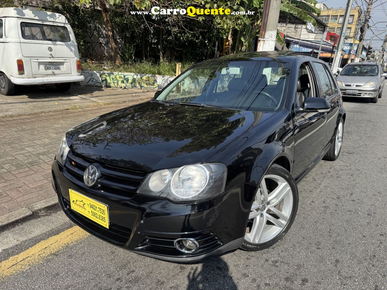 VOLKSWAGEN   GOLF SPORTLINE 1.6 MI TOTAL FLEX 8V 4P   PRETO 2011 1.6 FLEX - Loja