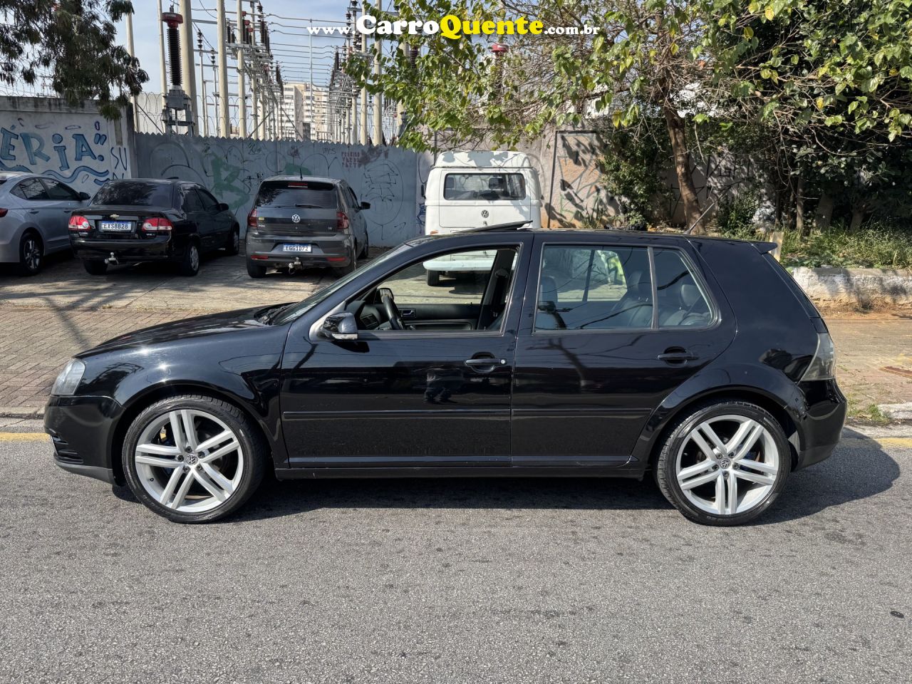 VOLKSWAGEN   GOLF SPORTLINE 1.6 MI TOTAL FLEX 8V 4P   PRETO 2011 1.6 FLEX - Loja