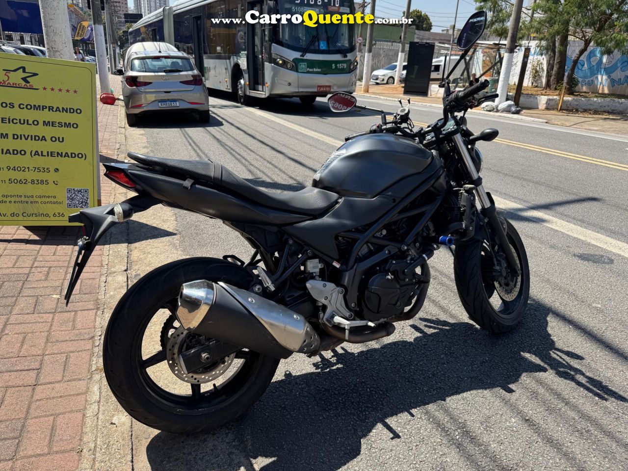 SUZUKI   SV650A   PRETO 2019 600 GASOLINA - Loja