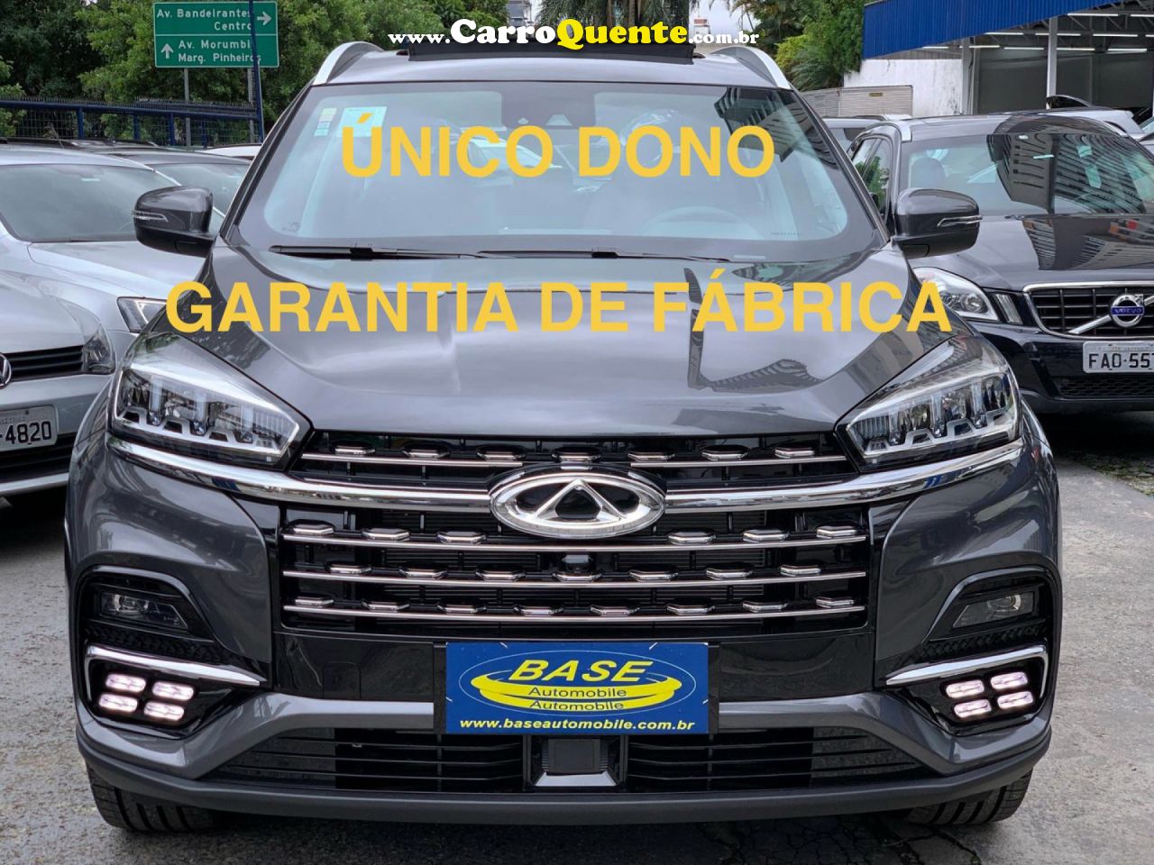 CHERY   TIGGO 8 MAX DRIVE 1.6 TURBO AUT.   CINZA 2024 1.6 T GASOLINA - Loja