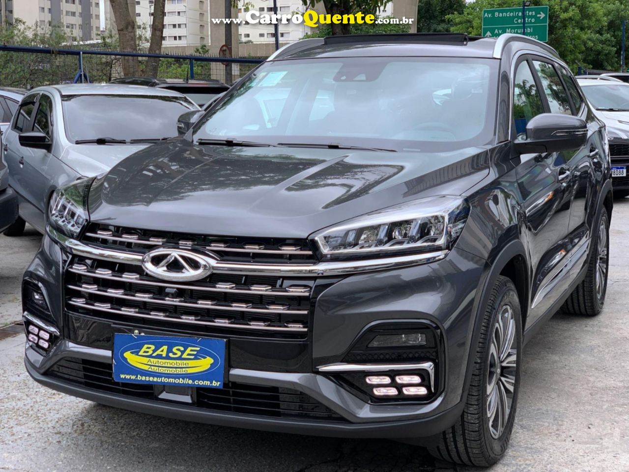CHERY   TIGGO 8 MAX DRIVE 1.6 TURBO AUT.   CINZA 2024 1.6 T GASOLINA - Loja