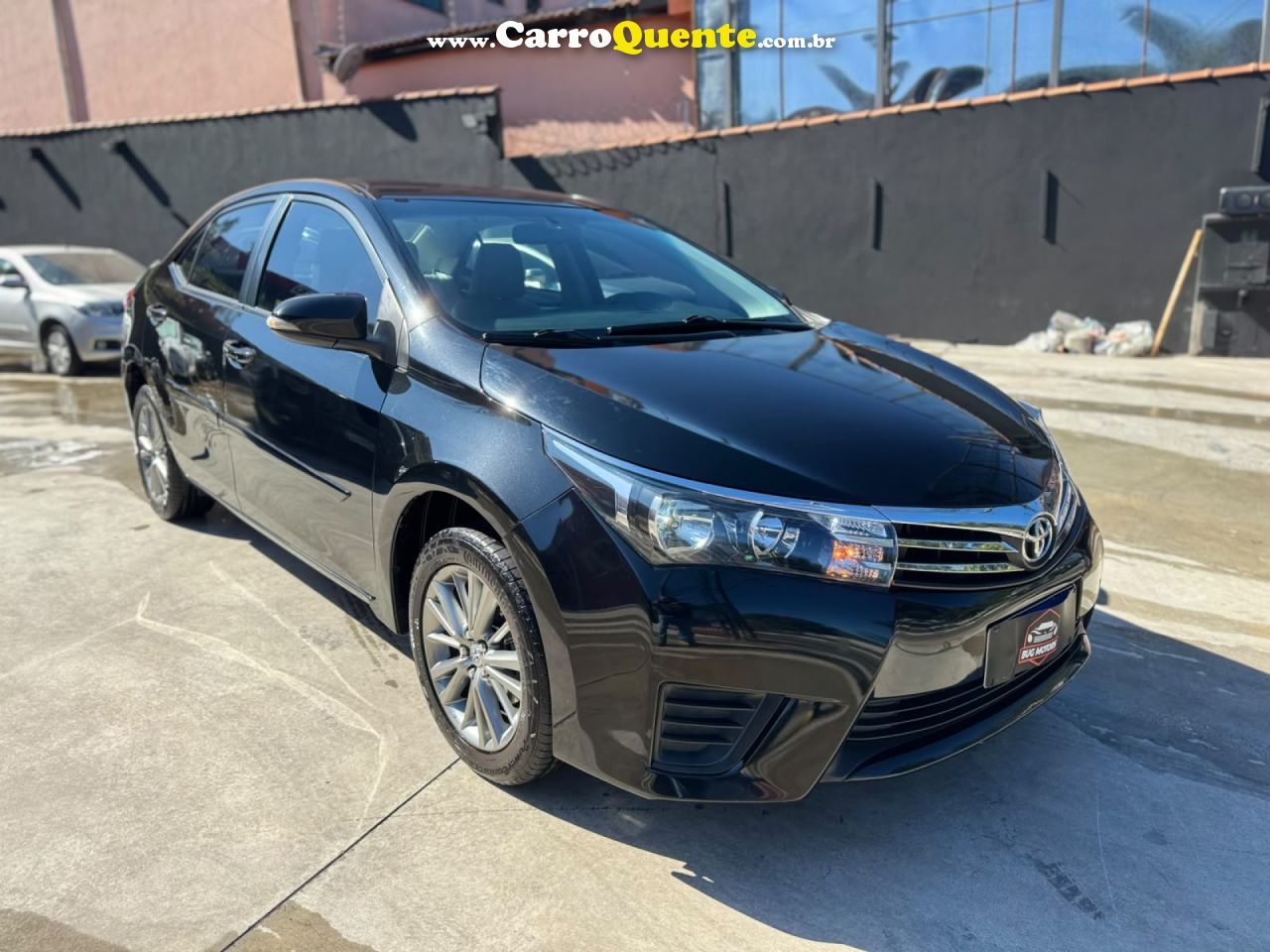 TOYOTA   COROLLA GLI 1.8 FLEX 16V  AUT.   PRETO 2017 1.8 FLEX - Loja