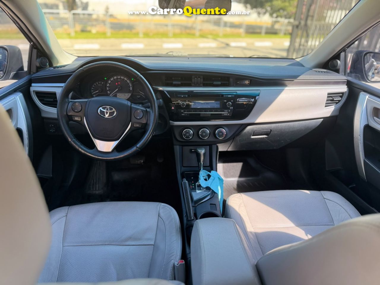 TOYOTA   COROLLA GLI 1.8 FLEX 16V  AUT.   PRETO 2017 1.8 FLEX - Loja