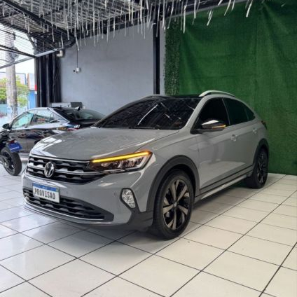 VOLKSWAGEN   NIVUS HIGHLINE 1.0 200 TSI FLEX AUT.   PRATA 2021 1.0 FLEX