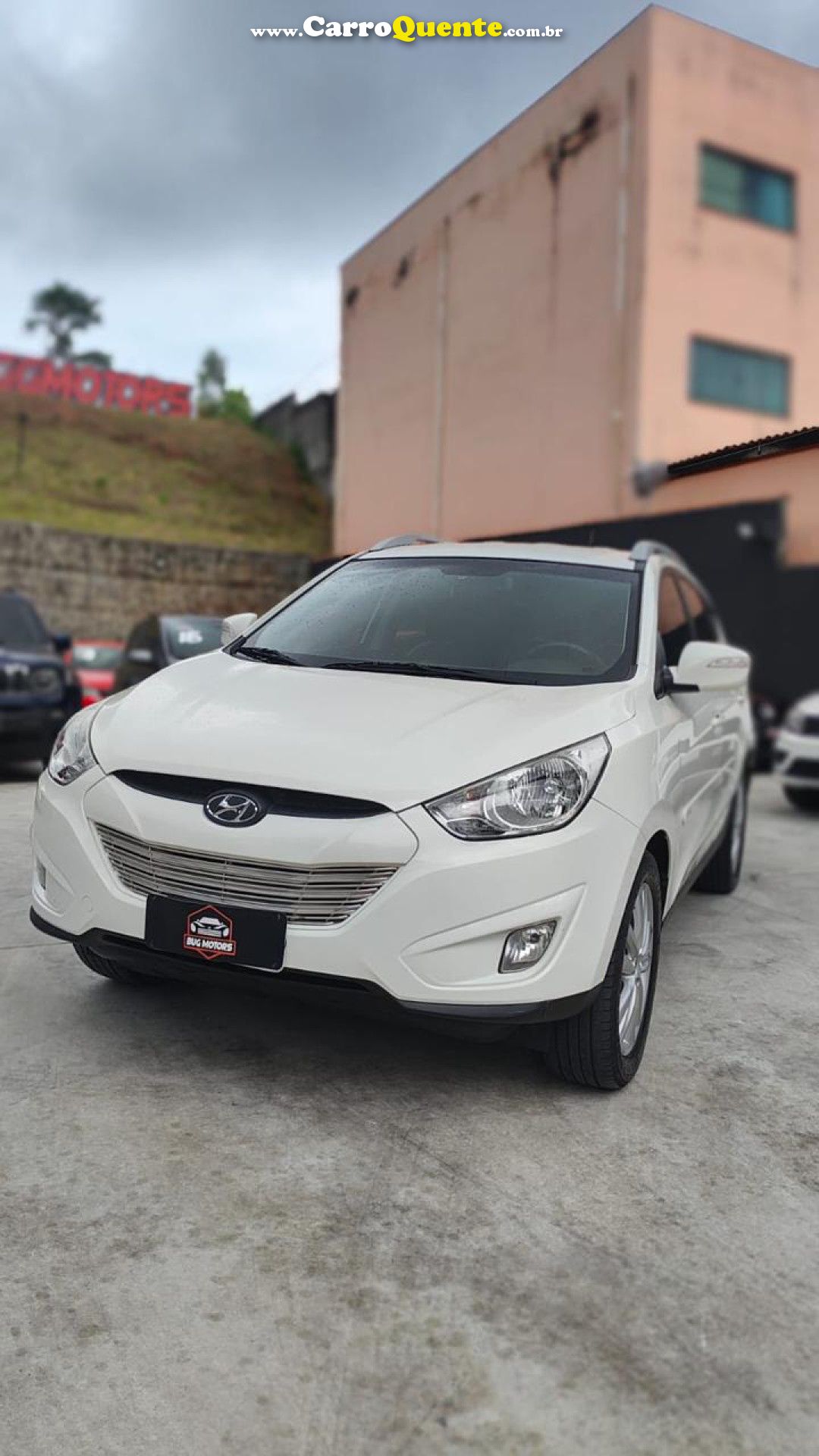 HYUNDAI   IX35 GLS 2.0 16V 2WD FLEX AUT.   BRANCO 2015 2.0 FLEX - Loja
