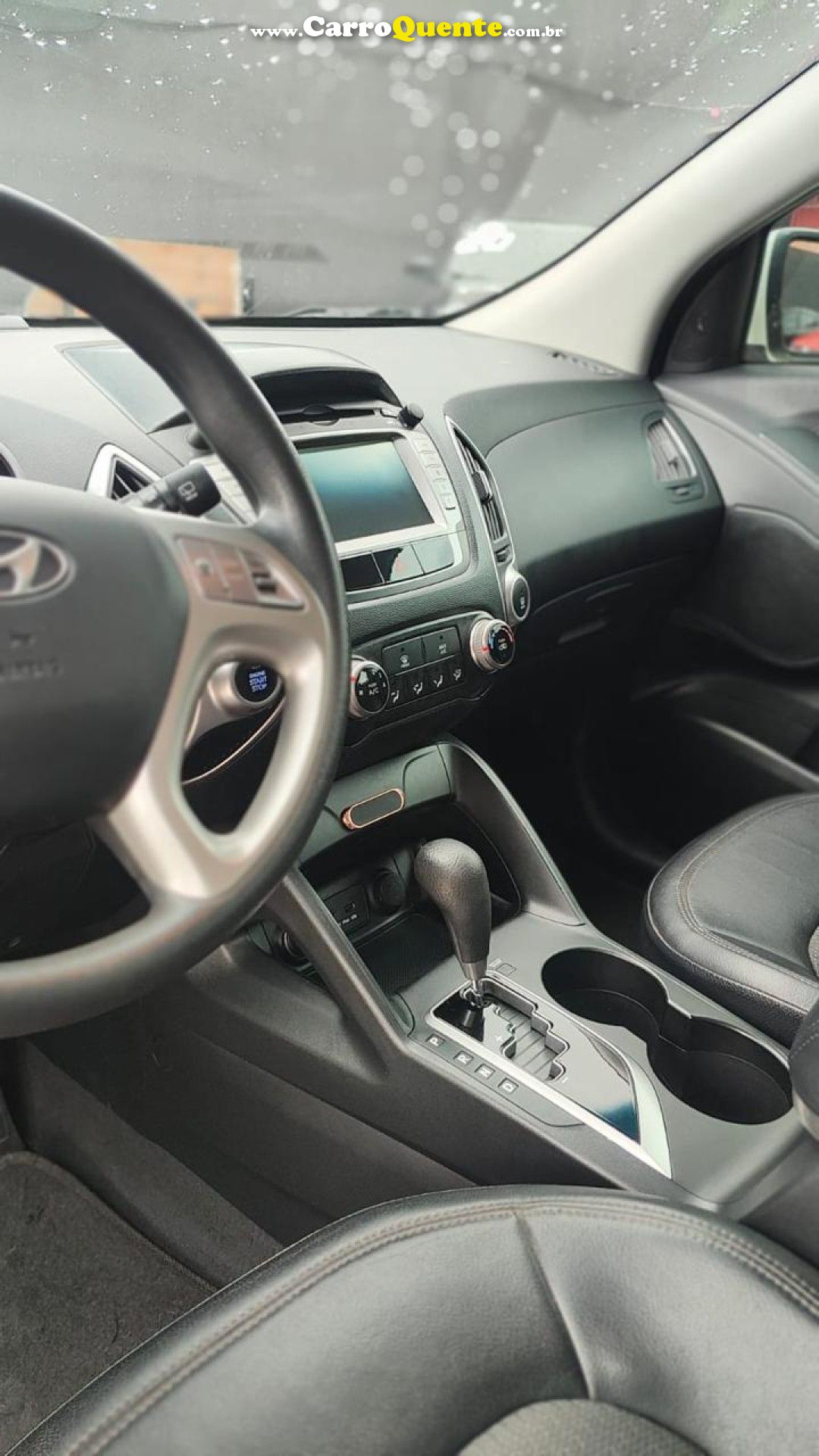 HYUNDAI   IX35 GLS 2.0 16V 2WD FLEX AUT.   BRANCO 2015 2.0 FLEX - Loja