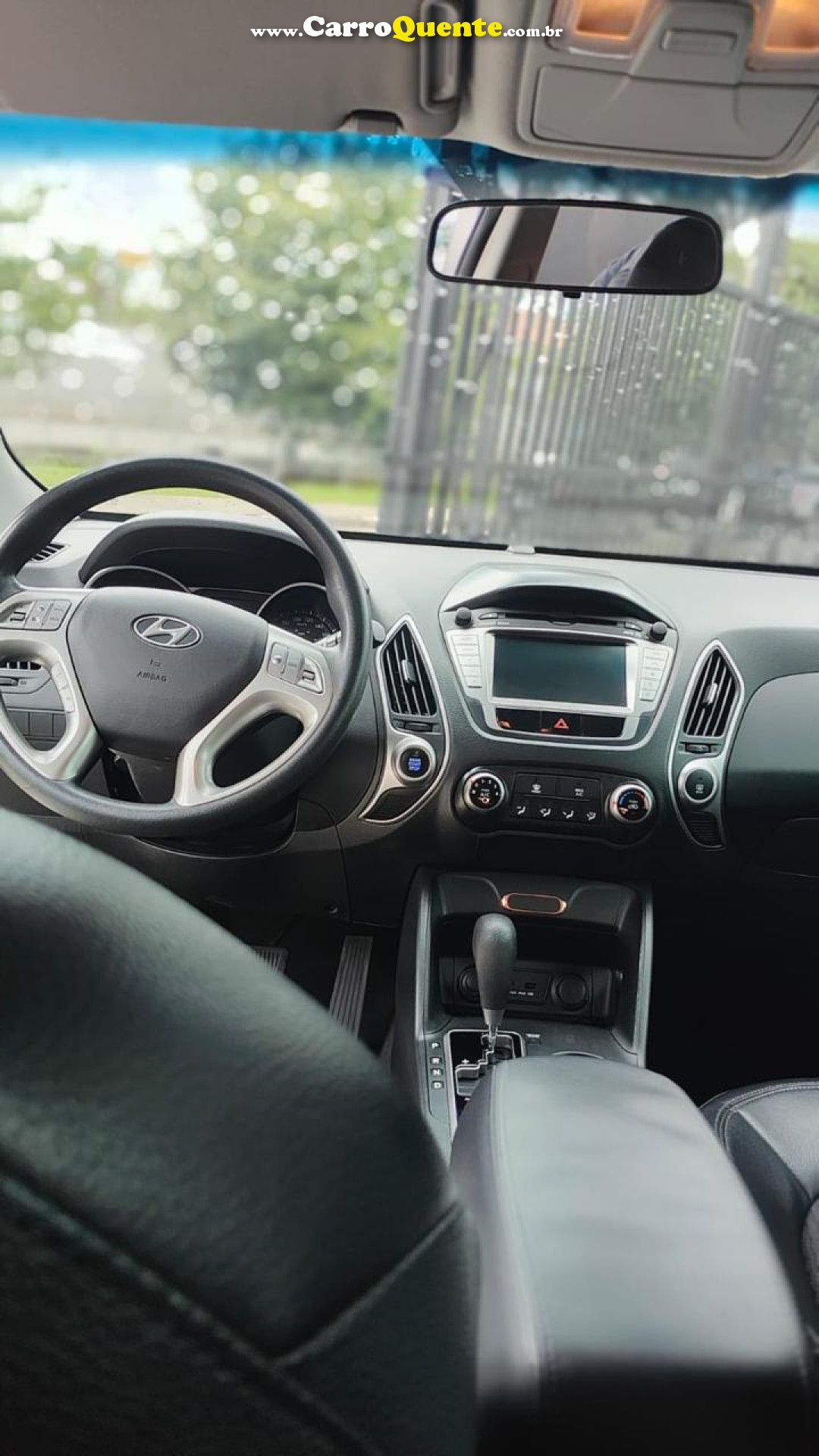 HYUNDAI   IX35 GLS 2.0 16V 2WD FLEX AUT.   BRANCO 2015 2.0 FLEX - Loja
