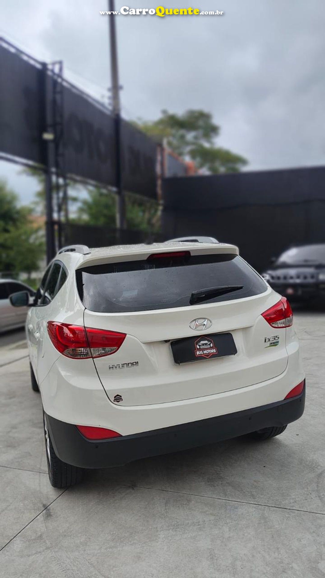 HYUNDAI   IX35 GLS 2.0 16V 2WD FLEX AUT.   BRANCO 2015 2.0 FLEX - Loja