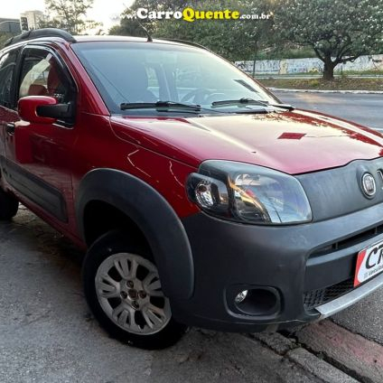 FIAT   UNO WAY CELEB. 1.4 EVO FIRE FLEX 8V 2P   VERMELHO 2012 1.4 FLEX