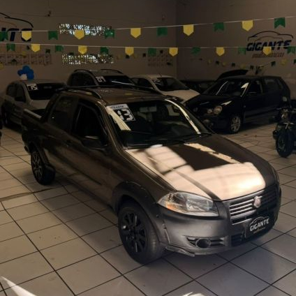 FIAT   STRADA WORKING CELEB.1.4 FIRE FLEX 8V CD   CINZA 2013 1.4 FLEX