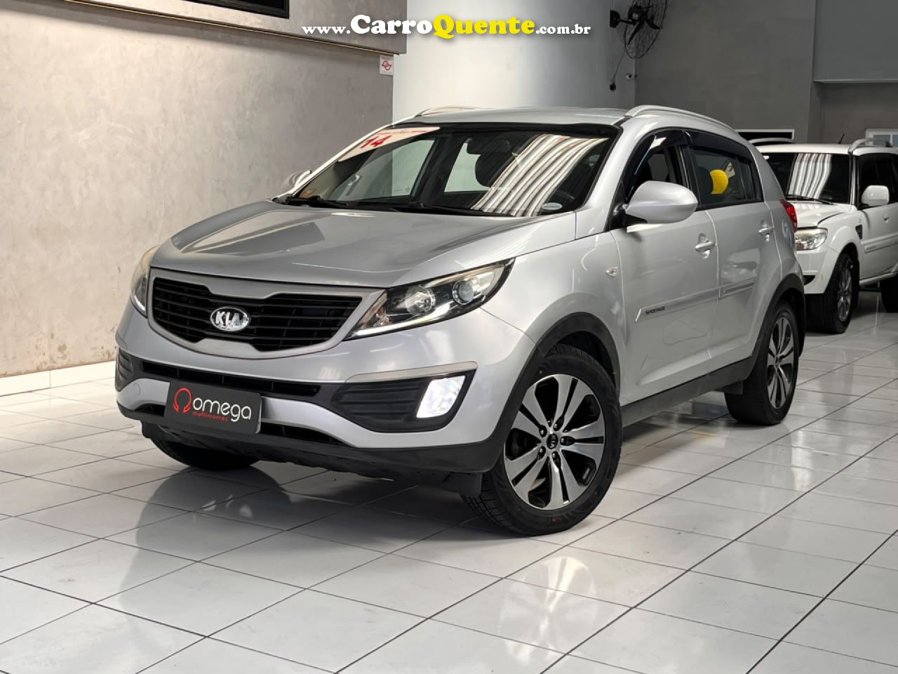 KIA   SPORTAGE LX 2.0 16V 2.0 16V FLEX  AUT.   PRATA 2014 2.0 FLEX - Loja