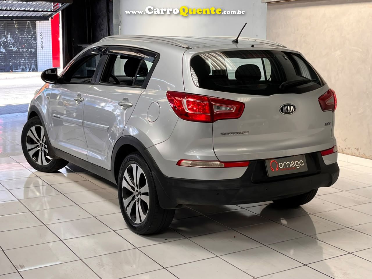 KIA   SPORTAGE LX 2.0 16V 2.0 16V FLEX  AUT.   PRATA 2014 2.0 FLEX - Loja
