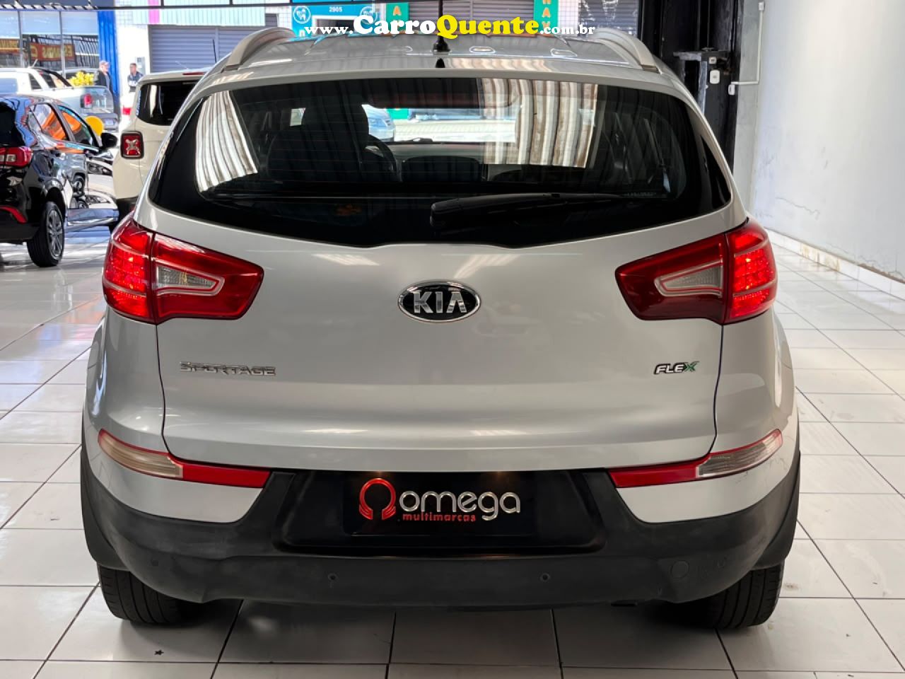 KIA   SPORTAGE LX 2.0 16V 2.0 16V FLEX  AUT.   PRATA 2014 2.0 FLEX - Loja